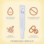 Boiron ColdCalm Baby Single-Use Drops for Relief from Cold Symptoms of Sneezing, Runny Nose, and Nasal Congestion - Sterile and Non-Drowsy Liquid Doses - 30 Count