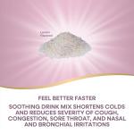 Nature's Way Cold Relief Hot Drink, Umcka, Homeopathic, Clinically Proven Pelargonium Sidoides 1X, for Cough, Congestion, Sore Throat, Stuffy Nose, Lemon Flavored, 10 Packets (Packaging May Vary)