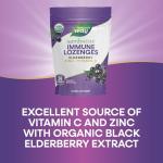 Nature's Way Sambucus Immune Lozenges, Zinc + Vitamin C, Black Elderberry Extract, USDA Certified Organic, Original Berry Flavored, 24 Lozenges (Packaging May Vary)