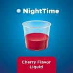Amazon Basic Care Night Time Cold & Flu Liquid, Cherry, 12 fl oz (Pack of 1)