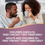 Nature's Way Cold Relief Hot Drink, Umcka, Homeopathic, Clinically Proven Pelargonium Sidoides 1X, for Cough, Congestion, Sore Throat, Stuffy Nose, Lemon Flavored, 10 Packets (Packaging May Vary)