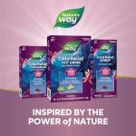 Nature's Way Cold Relief Hot Drink, Umcka, Homeopathic, Clinically Proven Pelargonium Sidoides 1X, for Cough, Congestion, Sore Throat, Stuffy Nose, Lemon Flavored, 10 Packets (Packaging May Vary)