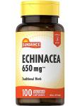Sundance Echinacea 650mg | 100 Capsules | Traditional Herb Supplement | Vegetarian, Non-GMO, and Gluten Free Formula