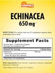 Sundance Echinacea 650mg | 100 Capsules | Traditional Herb Supplement | Vegetarian, Non-GMO, and Gluten Free Formula