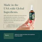 Gaia Herbs Echinacea Goldenseal Propolis Throat Spray - for Immune Support & Throat Health - with Licorice Root, Thyme, Echinacea, Peppermint & Oregon Grape - Organic 1 Fl Oz Spray Bottle