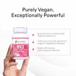 EZ Melts B12 Sublingual Vitamin 2,500 mcg, Methylcobalamin, Sugar-Free, 3-Month Supply