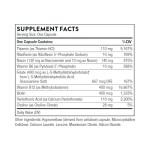 THORNE - Basic B-Complex - Tissue-Ready Vitamin B Complex Supplement with Choline - Supports Cellular Energy Production, Brain Health, Red Blood Cell Formation* - Gluten-Free, Dairy-Free - 60 Capsules