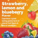 Emergen-C 750mg Vitamin C Gummies for Adults, Immune Support Gummies, Gluten Free, Strawberry, Lemon and Blueberry Flavors - 45 Count