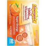 Emergen-C 1000mg Vitamin C Immune Support Powder Super Orange 60CT includes Zinc, Manganese, 7 B Vitamins and Electrolytes for Back to School Essentials