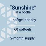 Life Extension Vitamin D3 125 mcg (5000 IU), Bone Health, Brain Performance, Immune System Support, Gluten-Free, Non-GMO, Once Daily, Two-Month Supply, 60 Softgels