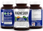 FarmHaven Magnesium Glycinate & Malate Complex w/Vitamin D3, 100% Chelated for Max Absorption, Vegetarian – Bone Health, Nerves, Muscles, 120 Capsules, 60 Days