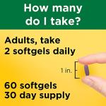 Nature Made Magnesium Citrate 250 mg per serving, Magnesium Supplement for Muscle, Nerve, Bone and Heart Support, 60 Softgels, 30 Day Supply