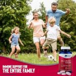 Trace Minerals Zinc Plus Vitamin C - Chewable Multivitamin for Enzyme Function & Healthy Growth Support - Vitamin & Mineral Supplement for Immune Health - Raspberry, 60 Chewable Wafers (60 Servings)