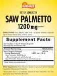 Sundance Saw Palmetto 1200mg for Men | 100 Quick Release Capsules | Non-GMO & Gluten Free Supplement