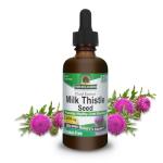 Nature's Answer Milk Thistle 2 Ounce Extract - Alcohol Free, Non GMO, Liver Support Supplement for Everyone - Liver Detox, Made in USA