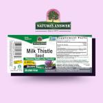 Nature's Answer Milk Thistle 2 Ounce Extract - Alcohol Free, Non GMO, Liver Support Supplement for Everyone - Liver Detox, Made in USA