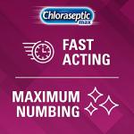 Chloraseptic Max Strength Sore Throat Lozenges, Wild Berries, 15 Count, 1 Pack