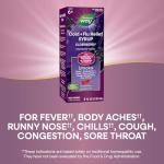Nature's Way Cold + Flu Relief Syrup*, Umcka, Sore Throat, Cough, Congestion, Fever*, Body Aches*, Phenylephrine Free, Homeopathic, Non-Drowsy, Berry Flavored, 4 Fl Oz (Packaging May Vary)