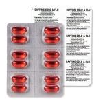 Amazon Basic Care Daytime Cold and Flu Relief Liquid Caps Softgel, Non-Drowsy Cold Medicine, Relief of Pain, Fever, Cough, Sore Throat, Nasal Congestion, 48 Count