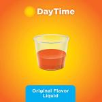 Amazon Basic Care Severe Daytime Cold and Flu, Maximum Strength Liquid Cold Medicine, Non-Drowsy, Multi-Symptom Relief, for Adults and Children Age 6 and Over, Original, 12 fl oz (Pack of 1)