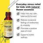 Bach RESCUE REMEDY KIDS Dropper 10mL, Natural Stress Relief, Homeopathic Flower Essence, Vegan, Gluten & Sugar-Free, Kid-friendly, Non-alcohol Formula