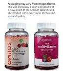 Amazon Basics Adult Multivitamin Gummies, Mixed Berry & Cherry, 150 Gummies, 75-Day Supply, Pack of 1 (Previously Solimo)