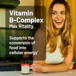 NatureWise Vitamin B Complex for Women and Men - with Folic Acid Biotin B1 B2 B3 B6 B12 - Support Cellular Energy & Mental Clarity - Gluten & Dairy Free, Non-GMO - 150 Softgels[5-Month Supply]