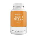 Amazon Basics - Vitamin C, 1000 mg with Rose Hips 5mg, 90 tablets (1 per serving), Gluten Free