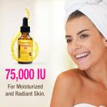 Seven Minerals New Ultra Pure Vitamin E Oil - 75,000 IU Full-Spectrum D-Alpha Tocopherol, 1 Fl Oz - 100% Organic Vitamin E Oil for Skin, Face, Hair, and Scars - Naturally Occurring = Not Synthetic