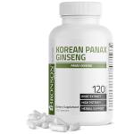 Bronson Korean Panax Ginseng Supports Energy, Endurance & Vitality + Memory and Mental Performance, 120 Capsules