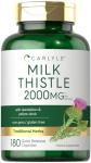 Carlyle Milk Thistle 2000mg | 180 Capsules | with Dandelion & Yellow Dock | Non-GMO, Gluten Free