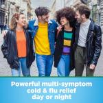 Amazon Basic Care Cold and Flu Relief, Daytime and Nighttime Combo Pack Softgels, Powerful Cold Medicine for Day and Night Multi-Symptom Relief, 48 Count(Pack of 1)