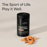 Sports Research Turmeric Curcumin C3 Complex 500 mg, Enhanced & Black Pepper and Organic Coconut Oil for Better Absorption; Non-GMO and Gluten Free - Standardized 95% Curcuminoids (60 Count Softgels)