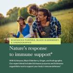 Gaia Herbs Quick Defense - Fast-Acting Immune Support Supplement for Use at Onset of Symptoms - with Echinacea, Black Elderberry, Ginger & Andrographis - 20 Vegan Liquid Phyto-Capsules (2-Day Supply)