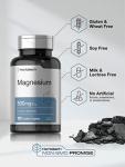 Horbäach Magnesium 500mg | 180 Caplets | Vegetarian, Non-GMO, and Gluten Free Supplement