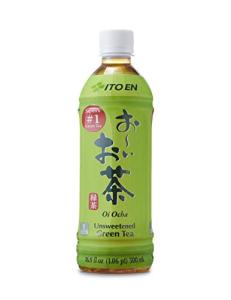 Ito En Oi Ocha Green Tea, Unsweetened, 16.9 Ounce Bottle