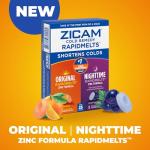ZICAM Cold Remedy RapidMelts Original and RapidMelts Nighttime Combo Pack, Homeopathic Zinc Cold Remedy for Adults and Children 12 and Older, Citrus and Concord Grape Flavors, 25 Count