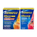 Theraflu Combo Daytime and Nighttime Severe Cold Relief Honey Lemon Flavor Powder_ and Daytime Severe Cold Relief Berry Burst Flavor Powder, _6 Daytime + 6 Nighttime, and 6 Berry Burst Powder Packets