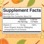 MaryRuth Organics Toddler Vitamin C Drops | USDA Organic Vitamin C Liquid Drops for Toddler | Ages 1-3 Years | Vitamin for Immune Support & Overall Health | Vegan | Non-GMO | Gluten Free | 30 Servings