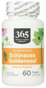 Whole Foods Echinacea Goldenseal Capsules, 60 Count