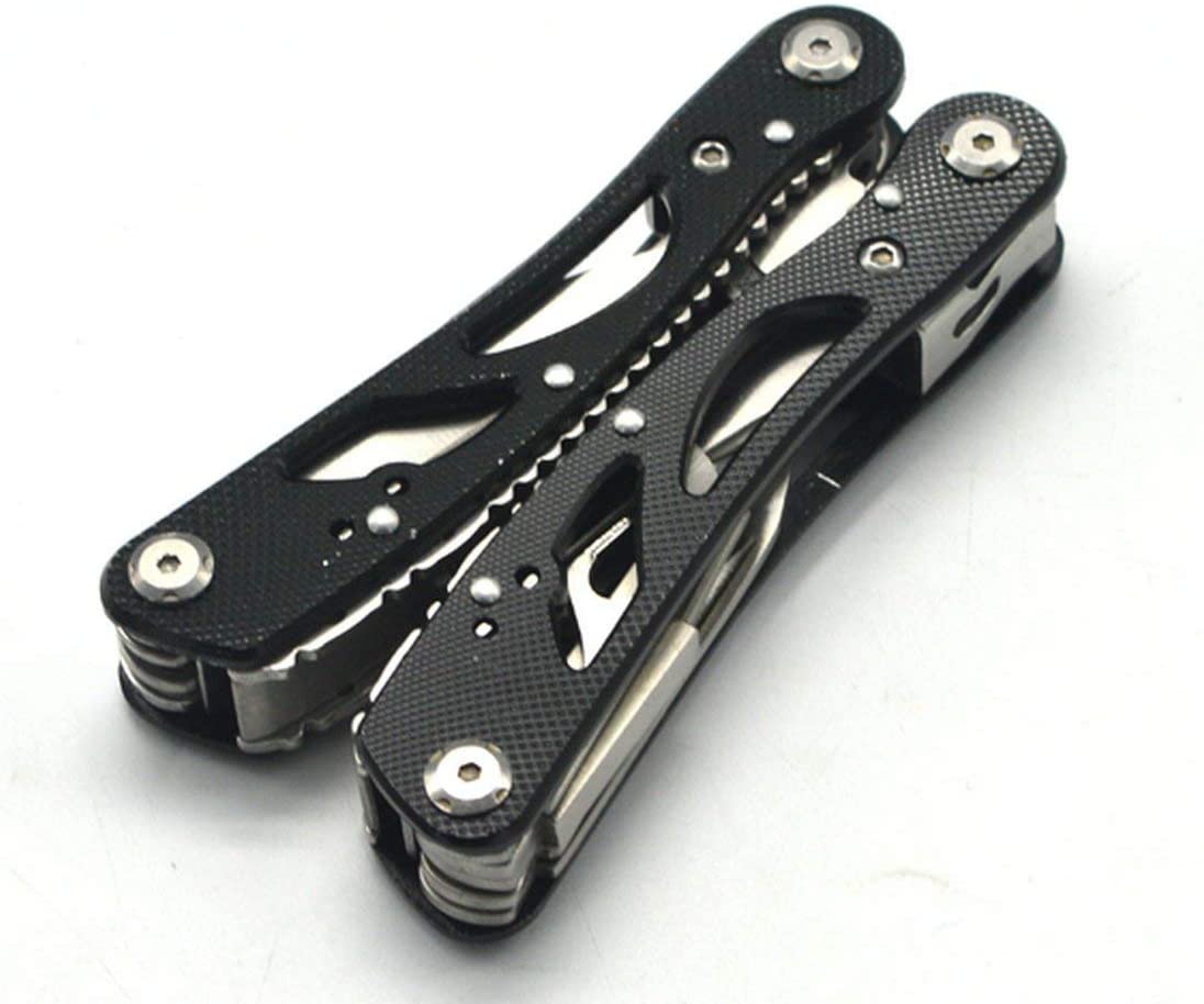 Black Stainless Steel Pocket Multi-Tool Kit