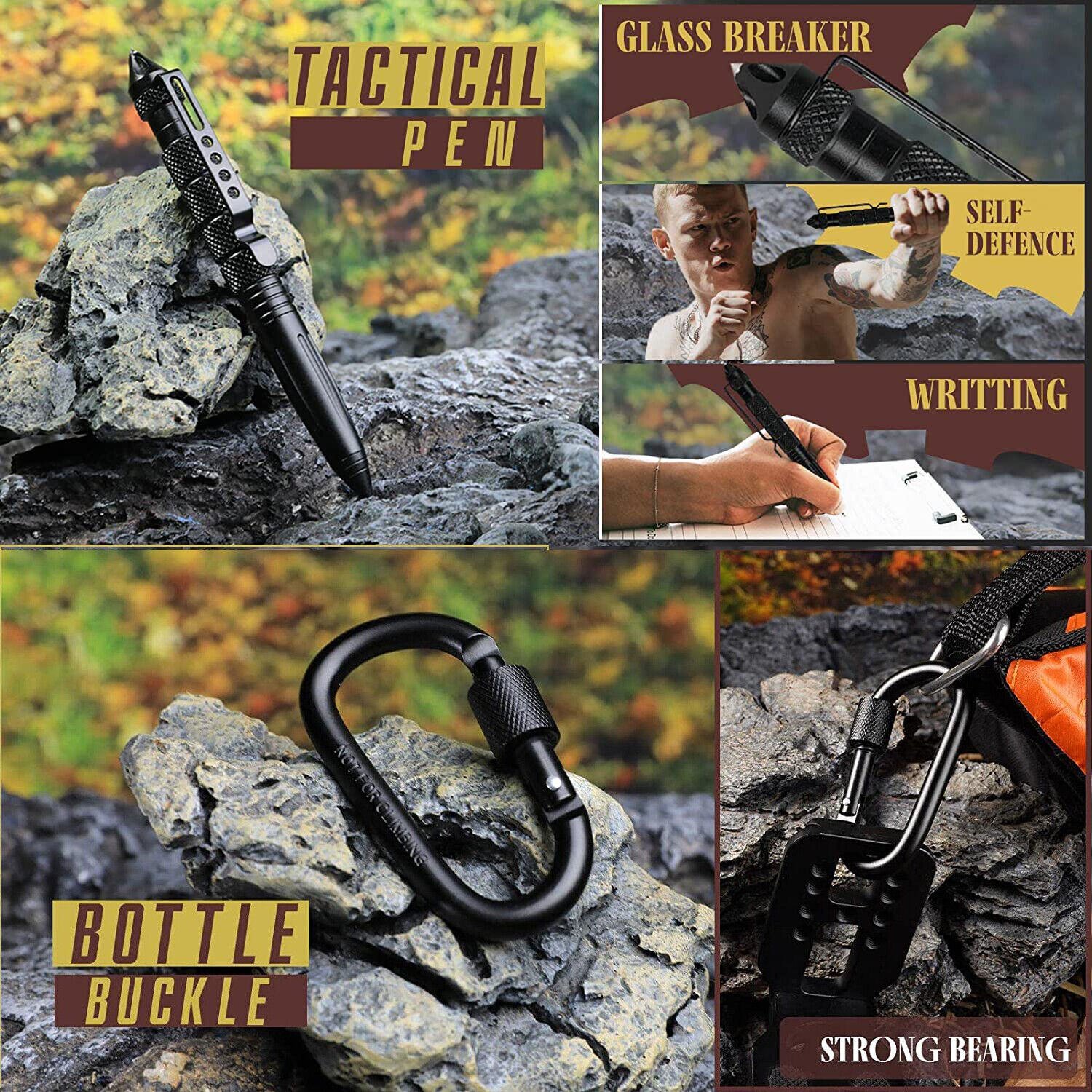 Outdoor Survival Kit with 14 Tools