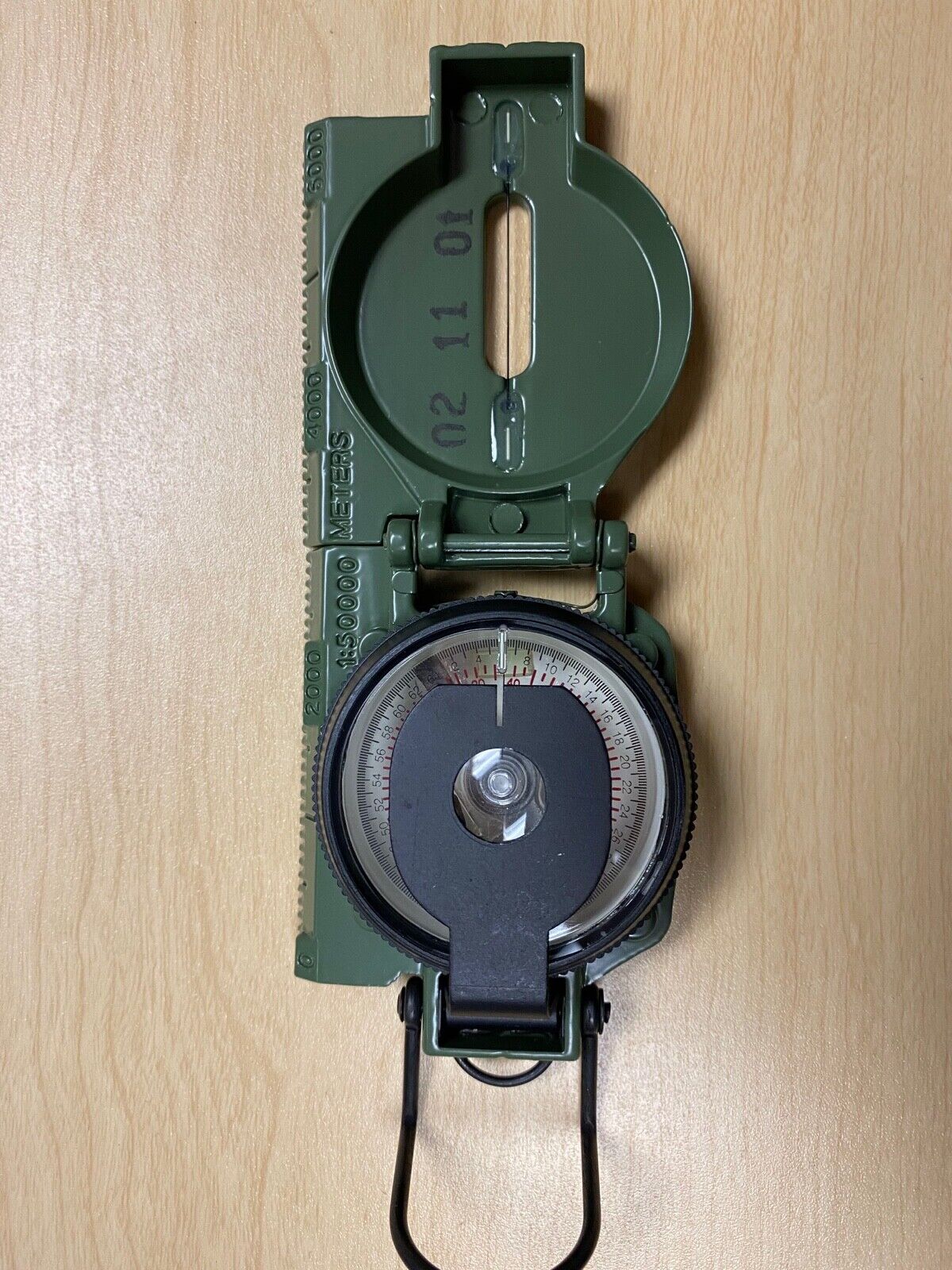 Military Issue Olive Drab Compass with Tritium