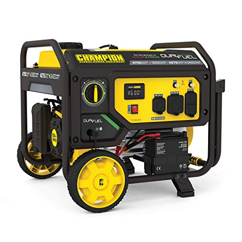 Portable Dual Fuel Generator with Electric Start