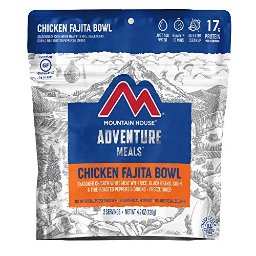 Mountain House Chicken Fajita Bowl | Freeze Dried | 6-Pack