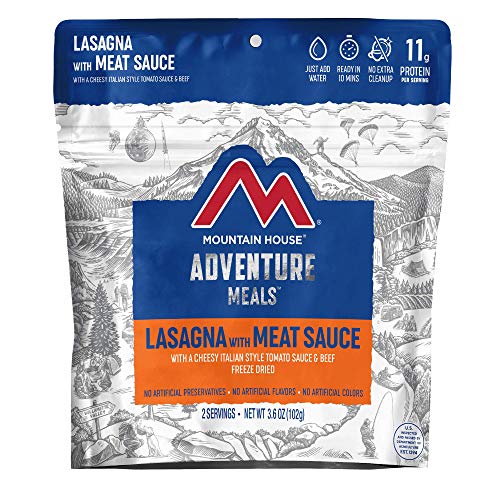 Mountain House Lasagna with Meat Sauce | Backpacking & Camping Food | 2 Servings