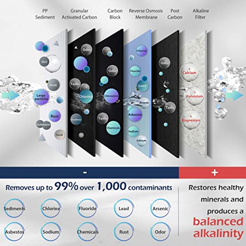 Premium Alkaline 6-Stage RO Water Filter System