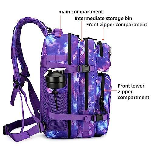 Tactical Assault Backpack - 45L - Purple Camo