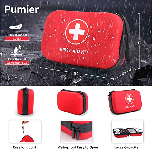 PUMIER 263-Piece Waterproof First Aid Kit for Preppers