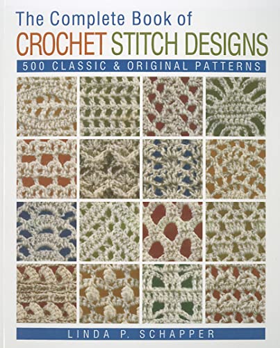 500 Crochet Stitch Designs Book (Volume 1)